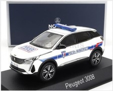 NOREV 473948 Peugeot - 3008 Police Municipale 2023 - White Blue - 1/43