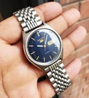 Seiko Blue Smooth Sunburst Dial Retro Ultra Rare Vintage Automatic JDM