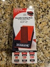 Diablo 9 in. L X 3-2/3 in. W Assorted Grit Assorted Block Hand Sanding Pad