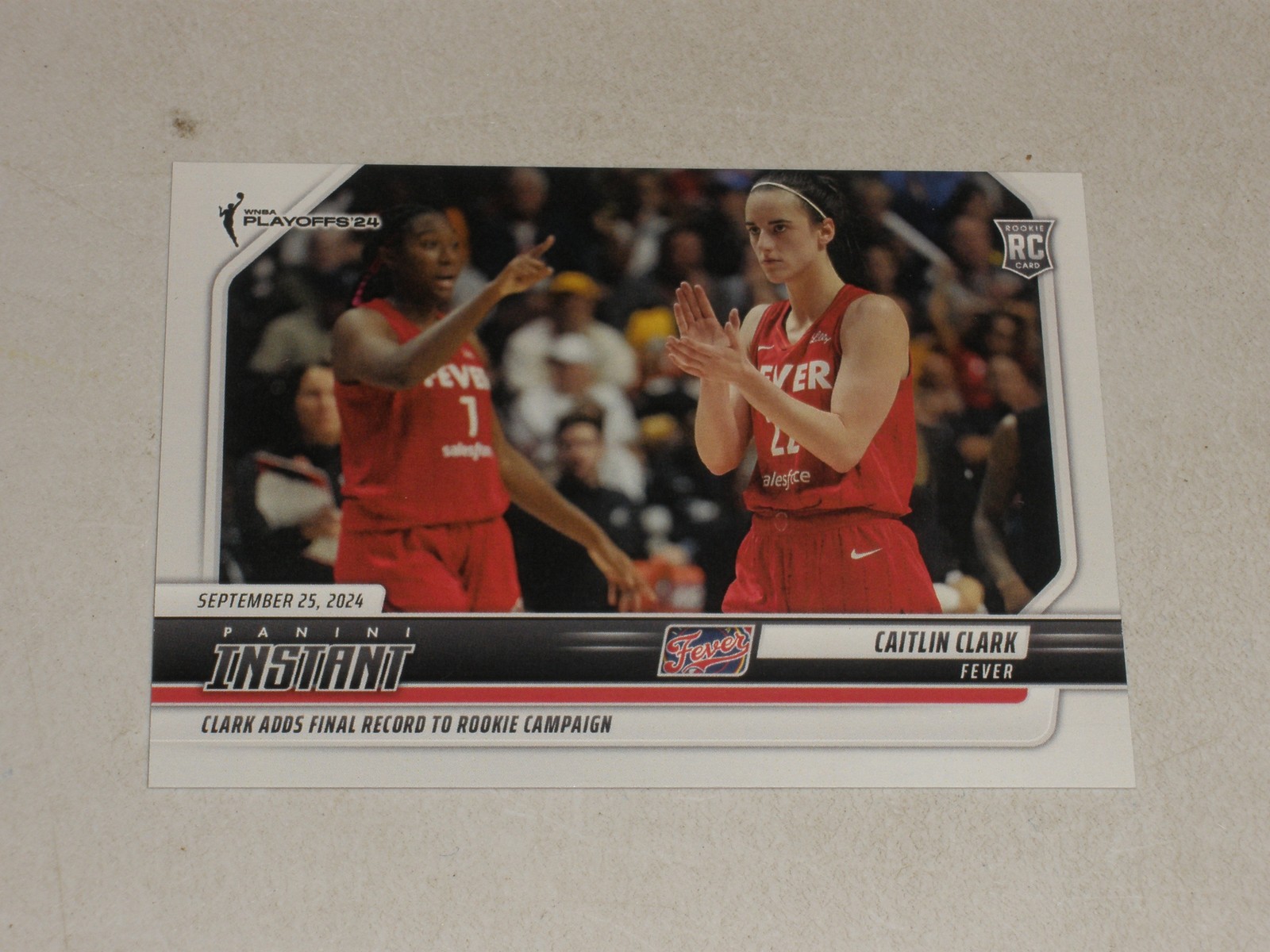 2024-25 Panini Instant WNBA #236 Caitlin Clark /11552 Rookie RC B
