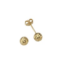 Fascination By Ellen K. Ohrstecker Aus 585/- Gelbgold Diamantiert Kugel Ø 5Mm