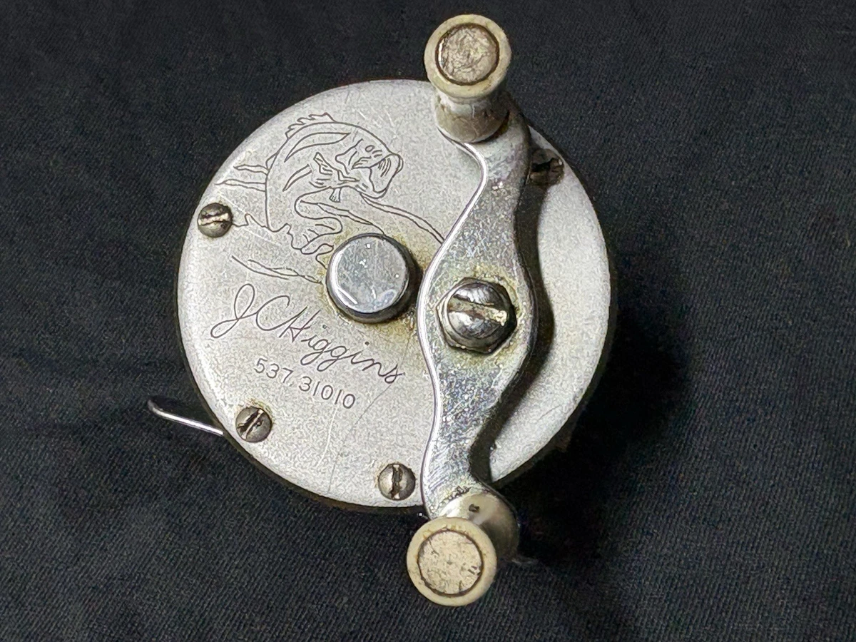Moulinet De Pêche Vintage JC Higgins N°537-3105 - Fabriqué Aux USA