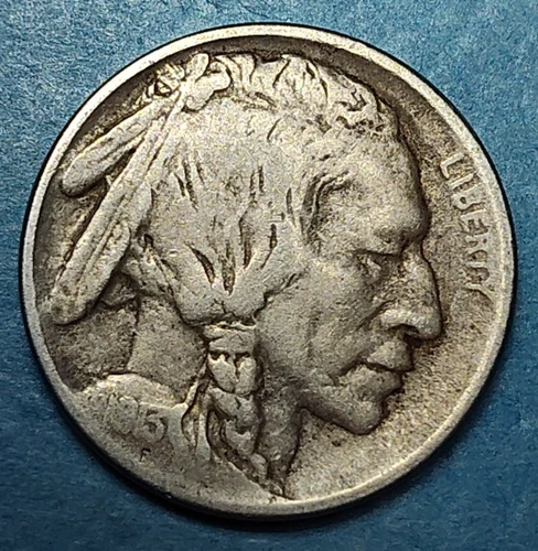 1913 Buffalo Nickel Type 1 / Very Fine VF / Low Shipping / Coin #BN02