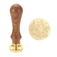 Vintage Wachssiegel-Stempel, 25Mm Messingkopf & Holzgriff, FüR You