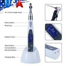 Dental Wireless Reduction LED Endo Motor 16:1 Contra Angle handpiece