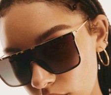 Quay Nightfall Remixed Sunglasses, Dark Tortoise Frame Chocolate Paprika Lens