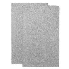 2pcs 79" x 39" x 0.12" Filter Foam Sponges Fan Replacement Filters, Black