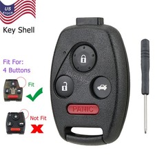 For 2003 2004 2005 2006 2007 2008 Honda Accord Remote Key Fob Uncut Shell Case For 2003 2004 2005 2006 2007 2008 Honda Accord Remote Key Fob Uncut Shell Case
