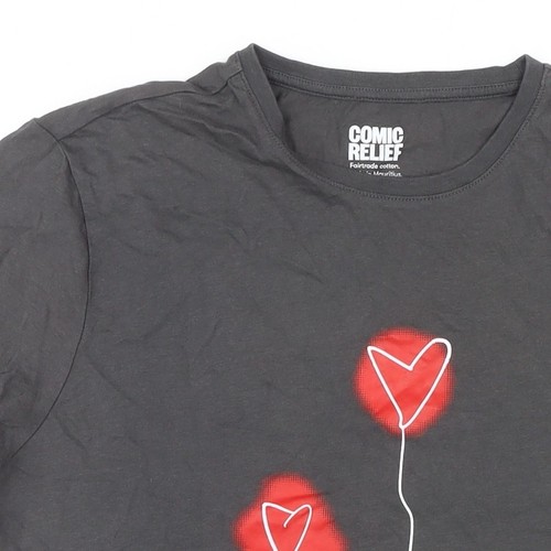 Camiseta Comic Relief Unisex, Negra, S, 100% Algodón - Imagen 6 de 12