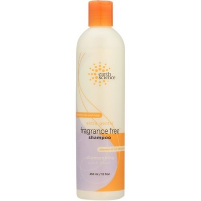 Earth Science Fragrance Free Shampoo 12 Oz Extra Gentle Neutral Ph