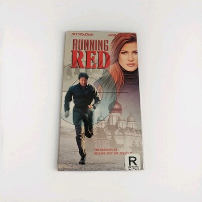 Running Red VHS Rare Action Thriller Movie Jeff Speakman Angie Everhart