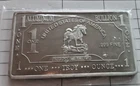 Aluminium 1 oz one troy ounce USA STALLION .999 fine ALUMINUM bullion