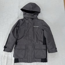 Nautica Boys XL Black Winter Jacket Water Resistant Heavy Duty NSFCM14E-080