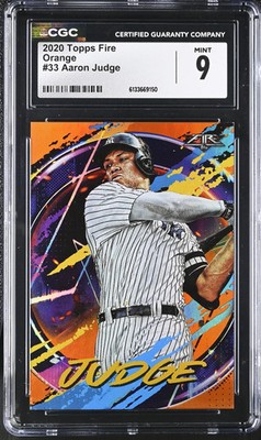 2020 Topps Fire Aaron Judge #33
