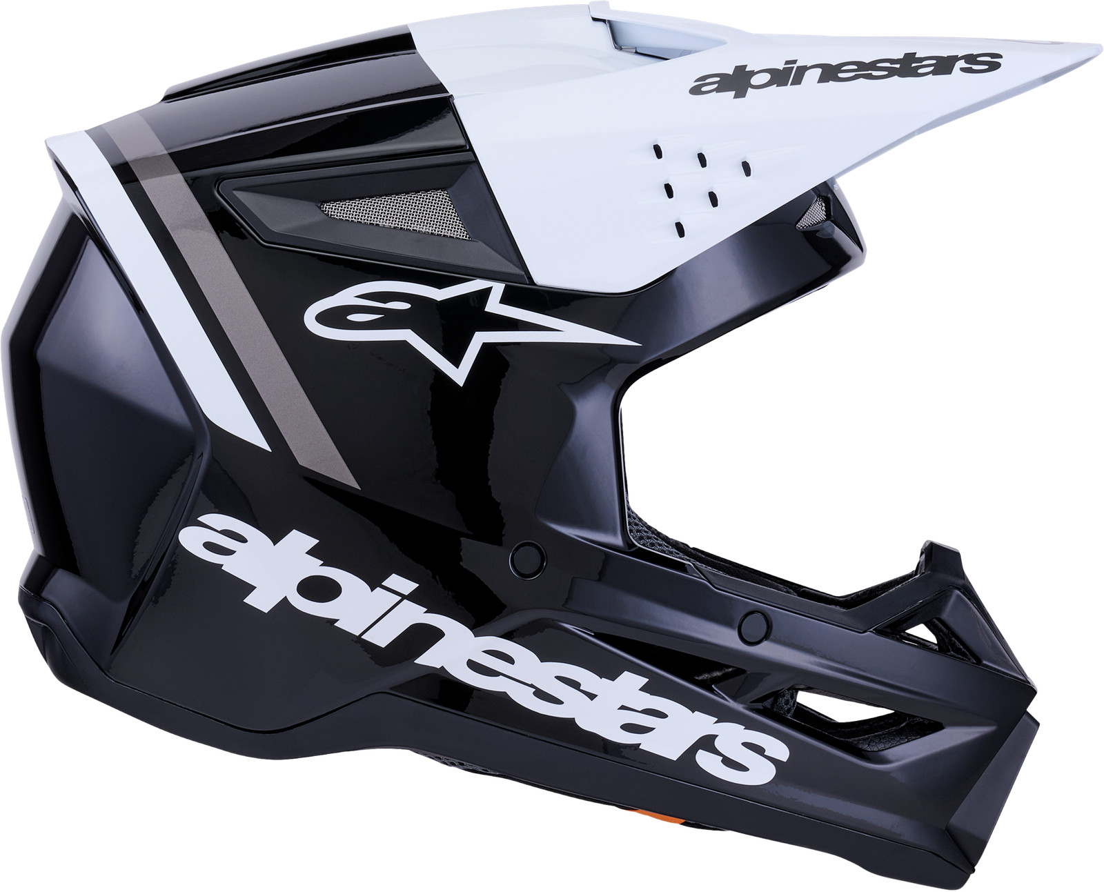 ALPINESTARS Sm3 Radium Helmet Blk/Wht/Gry Glossy 2x 8300826-1546-XXL