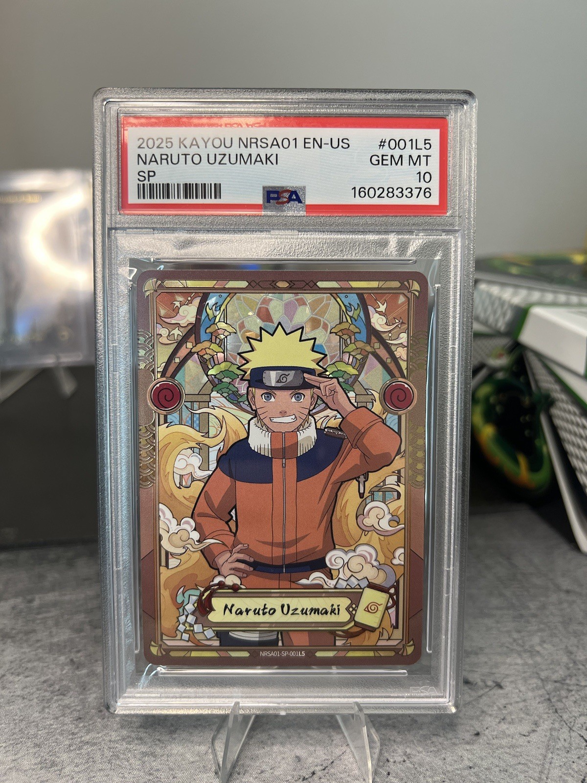 KAYOU 2025 NRSA01 EN-US Naruto Uzumaki SP #001L5 PSA 10 Gem Mint Card