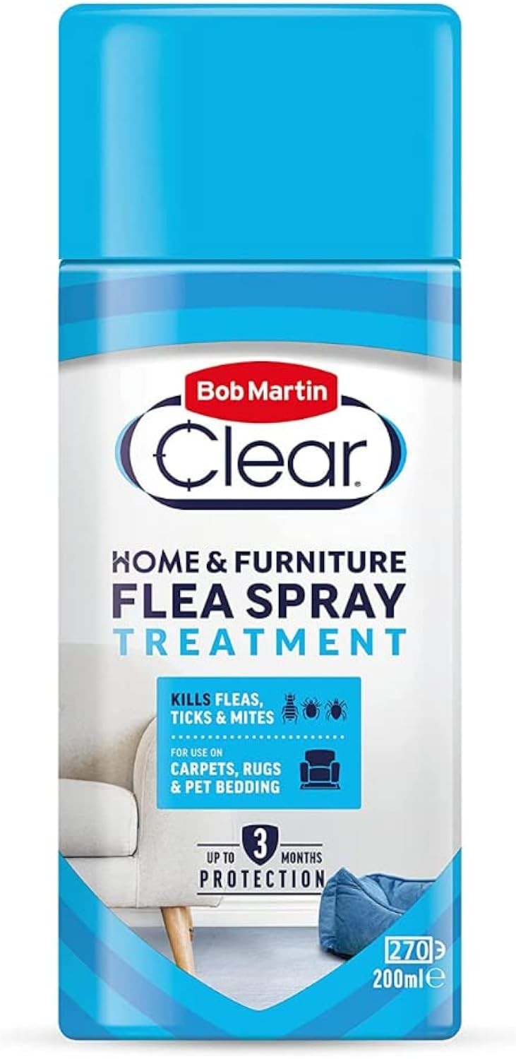 Bob Martin Clear Home & Furniture Flea & Tick Spray Treatment 200Ml - Image 2