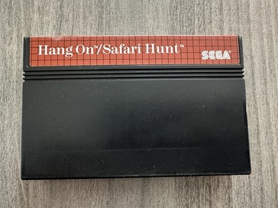 Hang On & Safari Hunt: The Combo Cartridge (Sega Master, 1986)