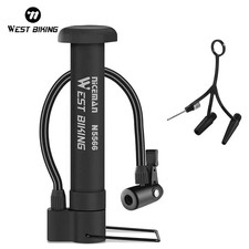 1pc 80 PSI Bicycle Floor Pump Manual Tire Inflator Schrader Valve Bike Air Pump
