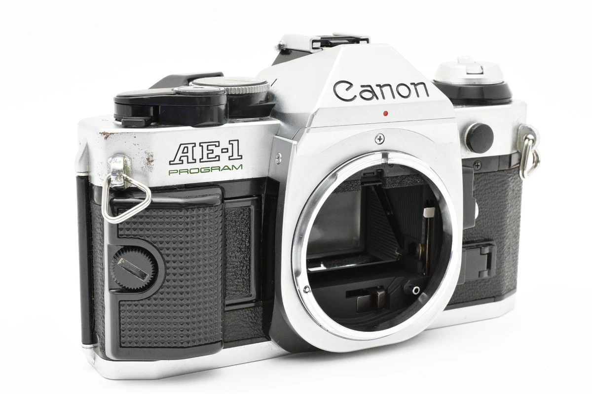 ¡OFERTA! Cuerpo de cámara fotográfica Canon AE-1 Program 35 mm solo de JAPÓN de colección #A47
