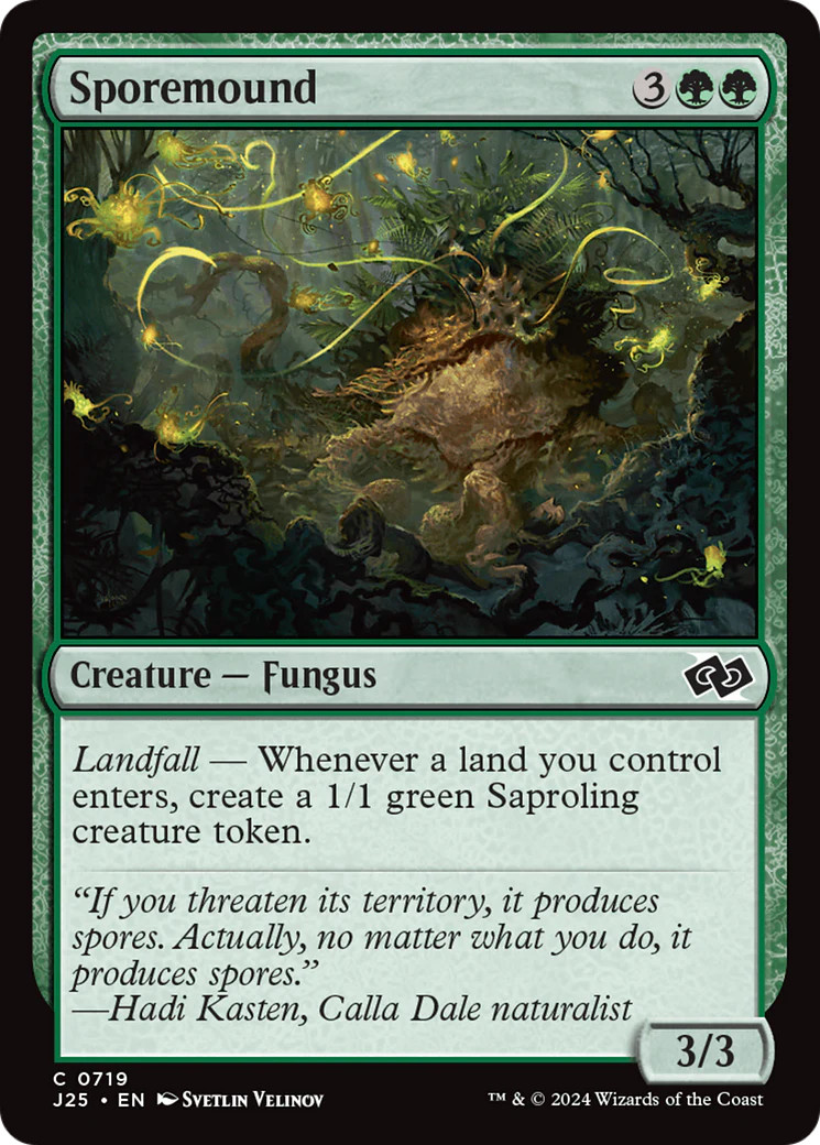 MTG Sporemound [Foundations Jumpstart] Near Mint Magic