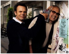 Joel McHale Signed Autographed 11x14 Photo Community with Chevy Chase ACOA