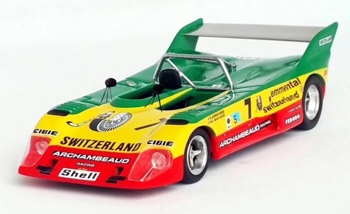Voiture miniature Lola T292 #7 Trofeu 1/43 en résine de collection haute finition