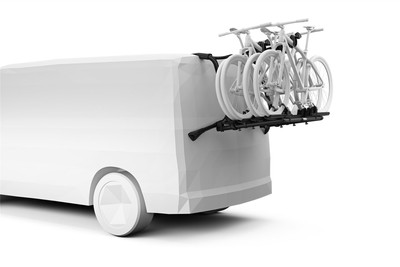 Thule WanderWay two-bike hanging trunk bike rack black UK