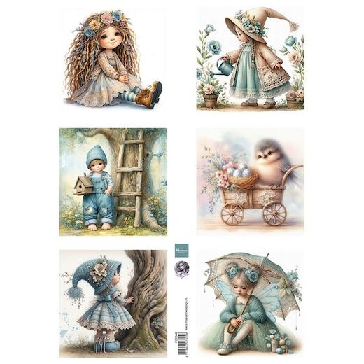 Marianne Design A4 Cardtoppers Sheet - Dreamy Spring By Fairybells FB2508