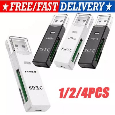 USB 3.0 SD Card Reader for PC Micro SD Card to USB Adapter for Camera Memory C