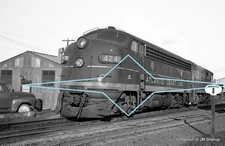 ACL 424 F7A in Augusta Georgia April 07, 1963  Original B&W Negative