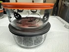 Pyrex HALLOWEEN Storage Bowl Day of the Dead Sugar Skull 4 Cup Spooky  Halloween