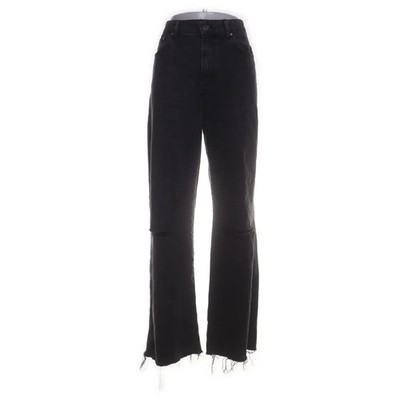 Stradivarius, Jeans, Größe: 44, LONG STRAIGHT FIT, Grau, Baumwolle #G8i