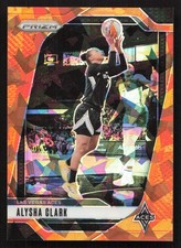 2024 Panini Prizm WNBA Alysha Clark Ice Orange Prizms #101 Card