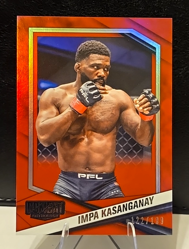 2025 Panini Combat Anthology #43 Impa Kasanganay Orange /199 PFL - Picture 1 of 2