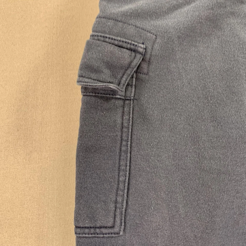 Pantalones cargo antiguos azul marino para hombre 2XL de vellón con cordón bolsillos elásticos en la cintura Foto 3 de 4