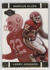 2007 Co-Signers Red Changing Faces Gold /399 Larry Johnson Marcus Allen HOF 1md