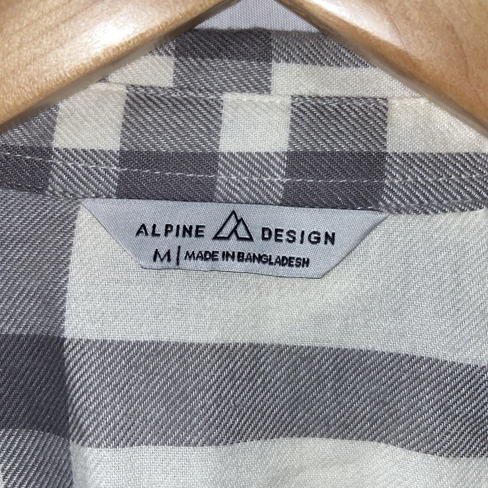 Camisa Diseño Alpino Manga Larga Buttondown Talla Mediana L17 Foto 2 de 4