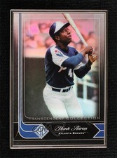 2021 Topps Transcendent Collection 62/95 Hank Aaron #17 HOF 1cc7