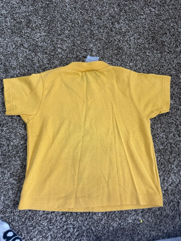 RARE 1988 Vintage Muppets JC Penny Yellow Cookie Monster Youth Boys Shirt - Image 2 of 4