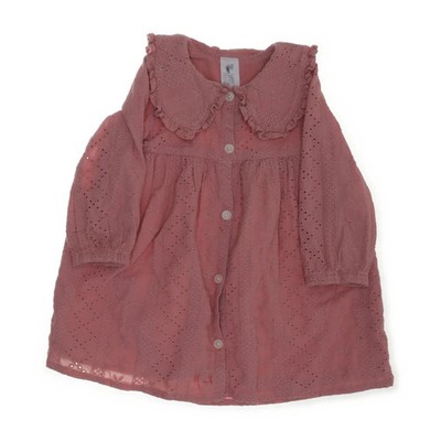H&M, Blusenkleid, Größe: 86, Pink, Gepunktet, Mädchen #Gz5