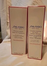 NEW -Shiseido  Treatment Softener  AND comp. cleansing micro foam 10/6 oz. 
