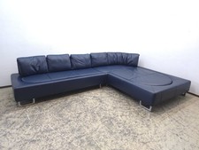 De Sede ds 165 blau Ecksofa Designersofa Ledersofa Couch desede Funktionssofa 