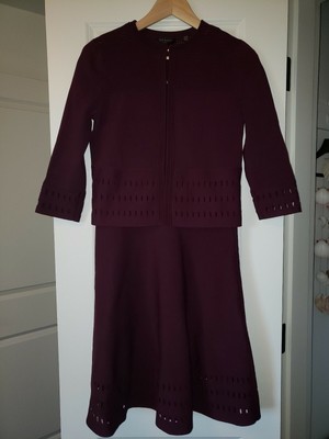 ted baker plum dress
