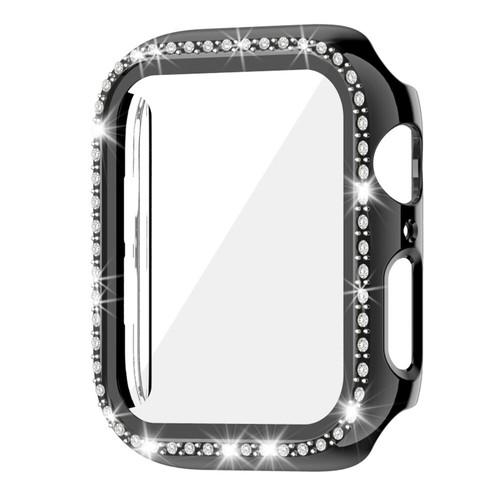 For Apple Watch 4 5 6 7 SE Bling Diamond Bumper Case Screen Protector Full Cover - Picture 14 of 18