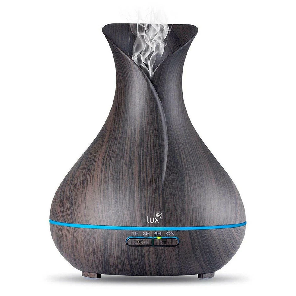 Aroma Diffuser Likemylux 400ml Luftbefeuchter Ultraschall Öl Diffusor LED