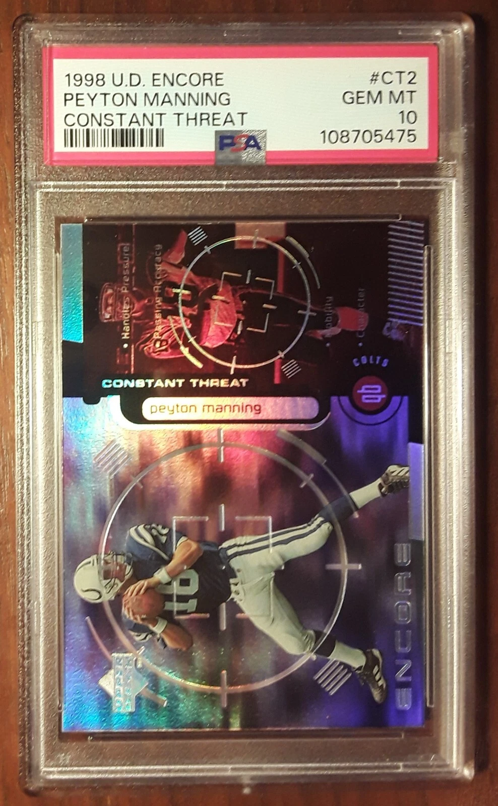 Peyton Manning Upper Deck Encore Constant Threat #CT2 Base