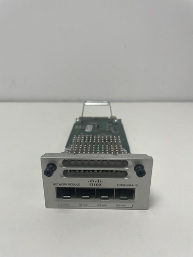 CISCO C3850-NM-4-1G. 90 TAGE GARANTIE. KOSTENLOSER UK-VERSAND