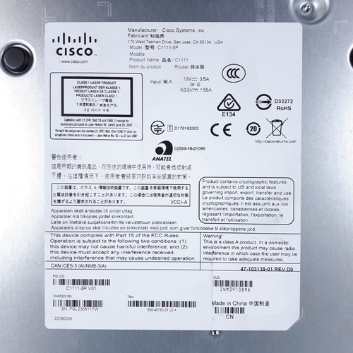 Routeur à services intégrés Cisco ISR série 1100 C11-8P - Photo 8/8