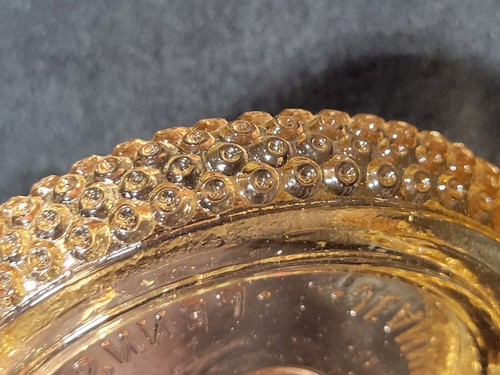 Antiker Vakuumbecher Schnur Rosa Glas Reifen Aschenbecher Pennsylvania Rubber Co Jeanette - Bild 17 von 18